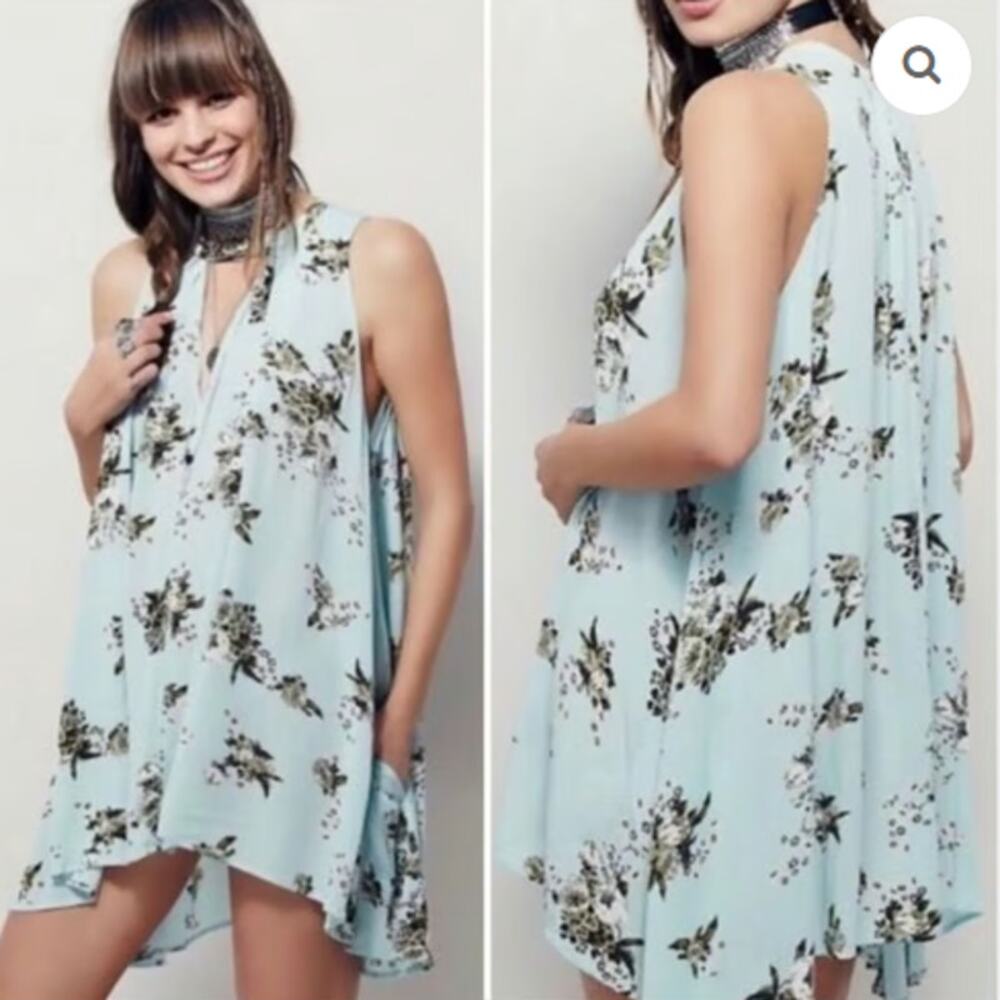 Free People “Snap Out Of It” Tree Swing Dress Small